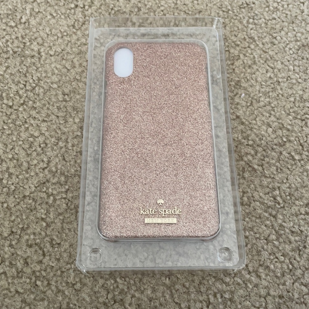 Kate Spade iPhone X Case Rose Gold